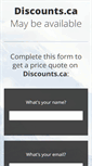 Mobile Screenshot of discounts.ca